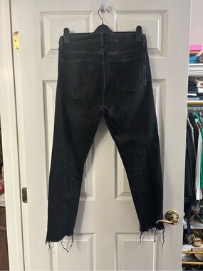 Zara Black Ankle Cropped Jeans